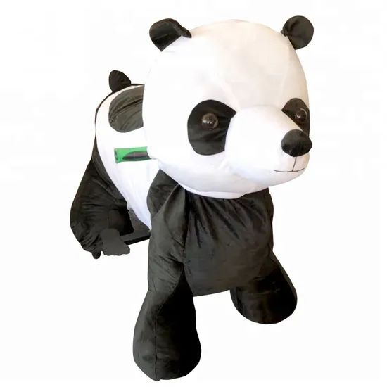 Hot Sale Coin Operated Stuffed Plush Animal Electric Ride for Mall - Image 2