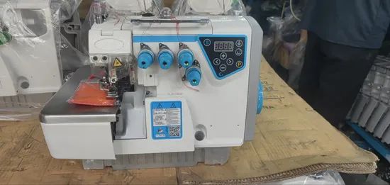 New Design Direct Drive High Speed Overlock Sewing Machine Condition New Drive Electric Origin Taizhou Model NO. - Image 2
