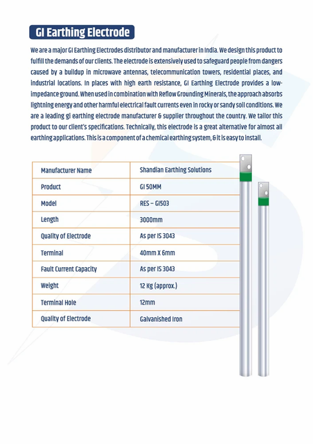 Conventional Lightning Arresters Color Golden Pack Type Box Warranty 1 Year Rated Voltage 33kV Rated Current 10kA Certification IEC - Image 6