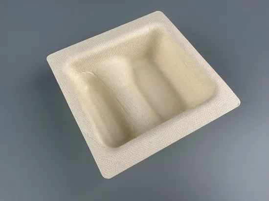 Custom Wet-Pressed Pulp Molded Trays Packaging Inserts - Image 4