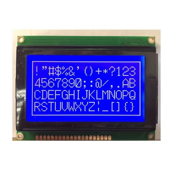 Popular Part 128X64 DOT Matrix Graphic COB LCD Module Origin China Type Graphic HS Code 852491 Driver IC Nt7107 Model NO. H12864A - Image 3