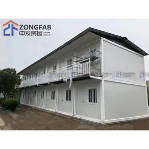 Factory Sale Wholesale Steel Prefab Container Modular Prefabricated Office House for Worker Dormitory Camp Construction Site Cabin - Image 5