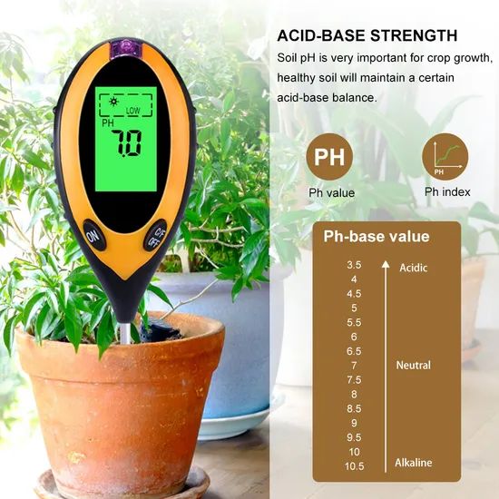 4 in 1 Soil Tester pH Moisture Meter Temperature Light - Image 3