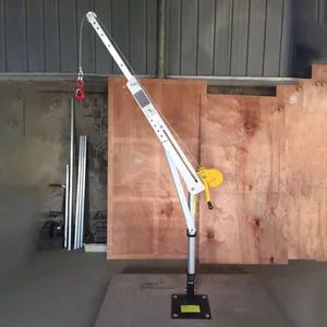 Efficient Mini Crane on Truck for Quick City Operations Origin China Type Folding Colour Silver Condition New Self Weight 40kg - Image 6