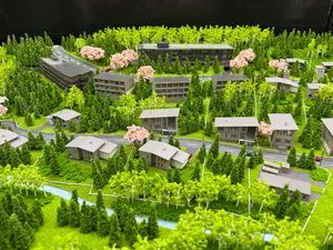 Villa Scale Model with Light, Real Estate 3D Model Printing Origin China Model NO. SMAM-007 Trademark customized Specification 1: - Image 4
