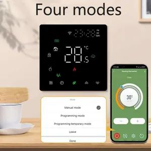 Programmable LCD Display Touchscreen Underfloor Heating Temperature Controller - Image 1