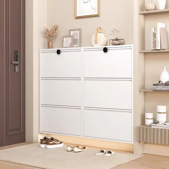 Practical Shoe Cabinet Single-Leg Support Large-Capacity Multi-Level Shoe Rack - Image 1