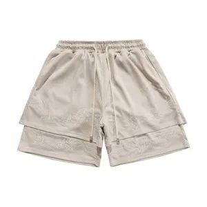 Custom Mesh Rack Basketball Contrast Embroidery Mesh Shorts Type Pants Size Custom Pattern Logo Origin China Gender - Image 5