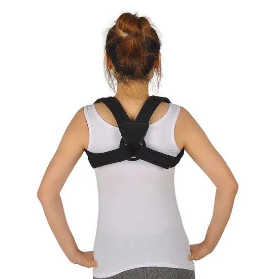 Adjustable Posture Corrector Back Support Shoulder Lumbar Brace Support Corset Back Belt - Image 4