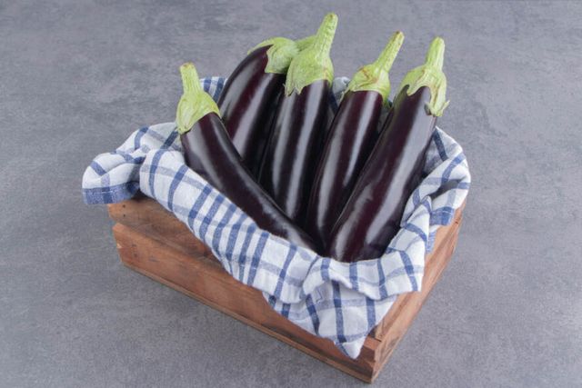 Black Eggplants Shape Uniform Quality Excellent Color Glossy Deep Black Packaging Professionally Packed Harvest Location Iran's Finest Farms - Image 3