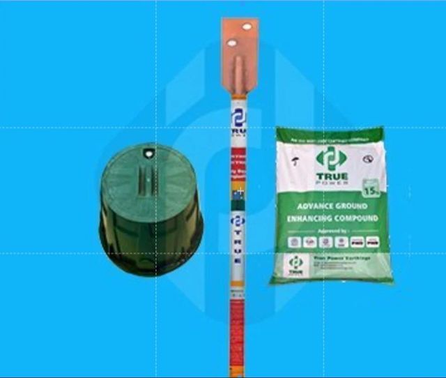 Galvanized Iron (GI) True Power Earthing Electrodes Condition New Length of Rod 1-3 Mtrs Material Galvanized Iron (GI) Usage/Application For - Image 1