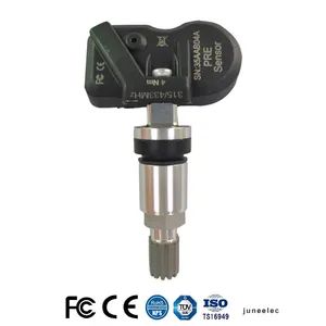 Metallic Silver and Rubber Valve Stem Tire Pressure Repair TPMS - Image 2