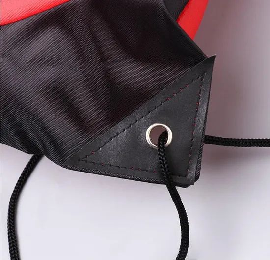 210d Custom Promotional Polyester Drawstring Bag/Advertising Drawstring Backpack - Image 4