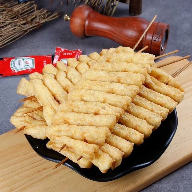 Factory Wholesale Top Level Fried Tofu Fried Tofu Strings Deep Fried Bean Curd String - Image 3