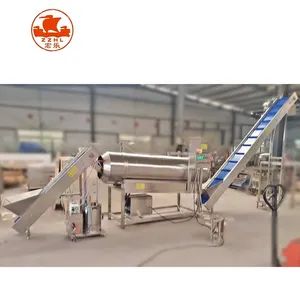 Stainless Steel Corn Puffs Flavoring Tumbler Making Machines/Corn Snacks Seasoning Making Machines - Image 2