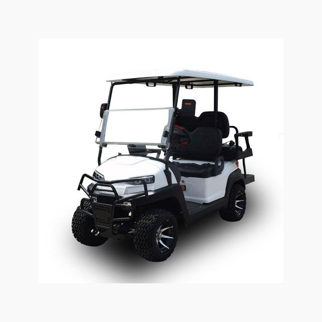 Golf carts for sale with electric motor and long battery life performance Electric golf carts for residential communities and resort transportation Gas powered golf carts with strong engine and smooth driving system Street legal golf carts with headlights seat belts and safety features - Image 4