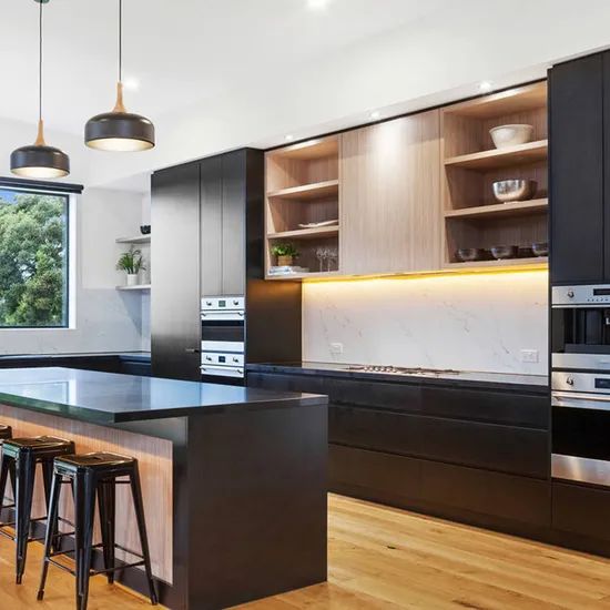 European Style Modular Islands Handless Custom Kitchen Cabinet - Image 1