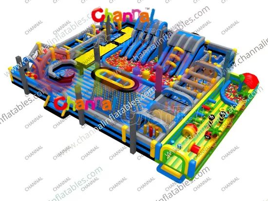 New Original Design Inflatable Theme Park Obstacle Course Indoor Playground - Image 1