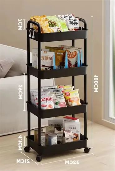 Factory Direct Price Rack for Wok Kitchen Shelf Wire Storage Clothing Racks Metal Storage Holders & Racks Multifunction - Image 4