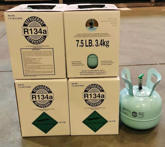 Premium Refrigerant Gas R-134a High Efficiency Cooling Solution For Automotive Air Conditioning And HVAC Performance Long Life Use - Image 1