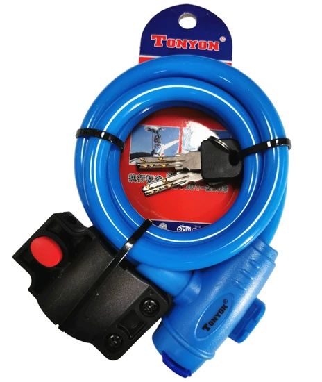Bike Key Lock Bike Lock Steel Cable Lock Origin China Brand Tianjiu Trademark tianjiu Model NO. TJ-SZ-28 Door Lock Part Lock - Image 5