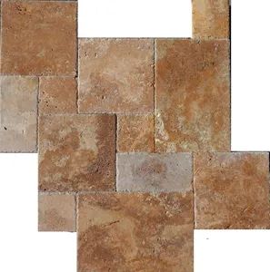 Ivory Golden Travertine, Travertine Tiles and Travertine French Patterns - Image 2