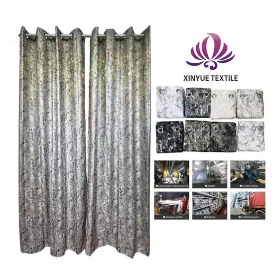 Blackout Jacquard Curtains - Room Darkening & Privacy Protection - Image 4