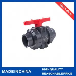 UPVC Double Control Ball Valve Socket Ball Valve Pipe Switch Valves - Image 2