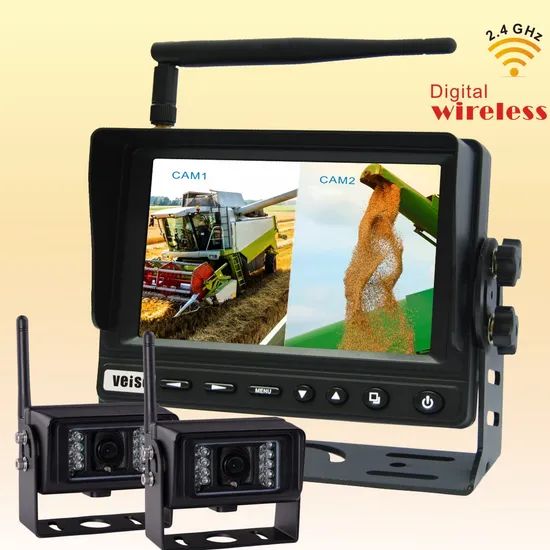 Wireless Vehicle Reverse Security Camera System with 2.4GHz Digital Car Monitor - Image 1