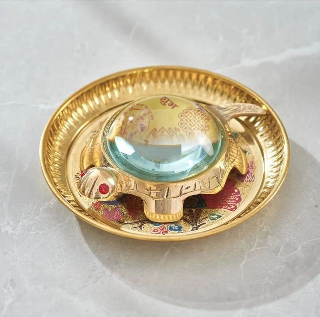 Brass Tortoise Statue with plate Size 3.5 inch Brand Brass Antiques Packaging Type box packed Country of Origin Made in - Image 4