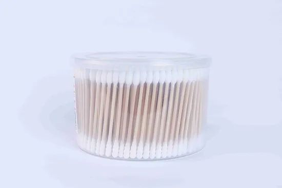 Baby Cotton Swab Safely Clean HS Code 56012100 Model NO. YT300M Trademark OEM/ODM Origin Hubei China Material 100% - Image 2