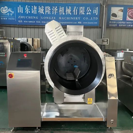 Longze 304SS Fried Rice Machine Auto 750kg 1900*1400*1600mm CE 220/380V ...