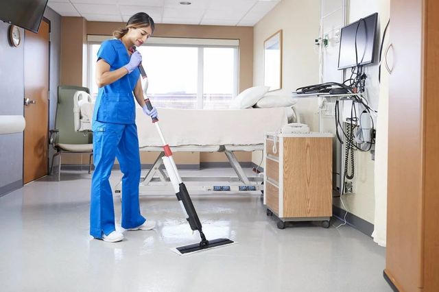 Hospital Housekeeping Service Environment Type Hospital Service Focus Clean And Sanitized Environment Stakeholder Safety Patients, Staff, And - Image 1