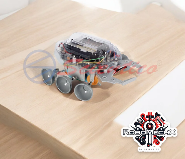 Scarab Robot Kit Sound Sensor Manufacturer - SCIENTICO model RoboMechX 3121 Usage/Application Laboratory Country of Origin Made in - Image 1