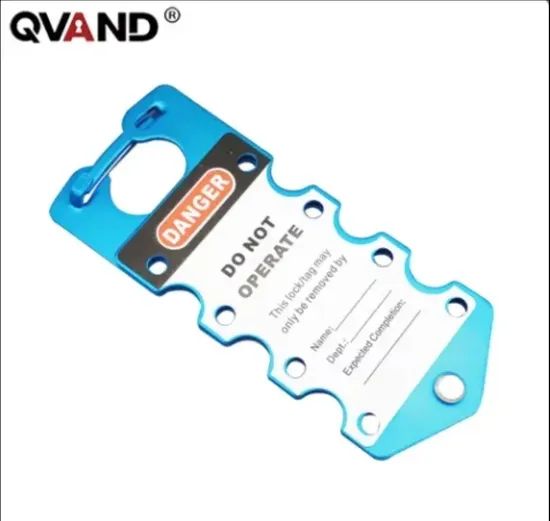 Heavy-Duty Lockout Tagout Hasp with Multiple Padlock Slots Trademark QVAND Model NO. M-D24 Lock Hole Size 8mm Color - Image 3
