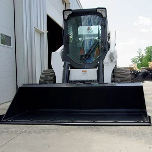 Skitdstree Attachment / 2026 Jenkins Iron & Steel 74″ Dirt Bucket w/ Cutting Edge Skidsteer Attachment - Image 3