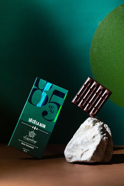 Diet Chocolate Healthy 80g Dark Chocolate bar Box No Sugar 85% ALVA Made in Vietnam Reasonable Price for Exporting - Image 2
