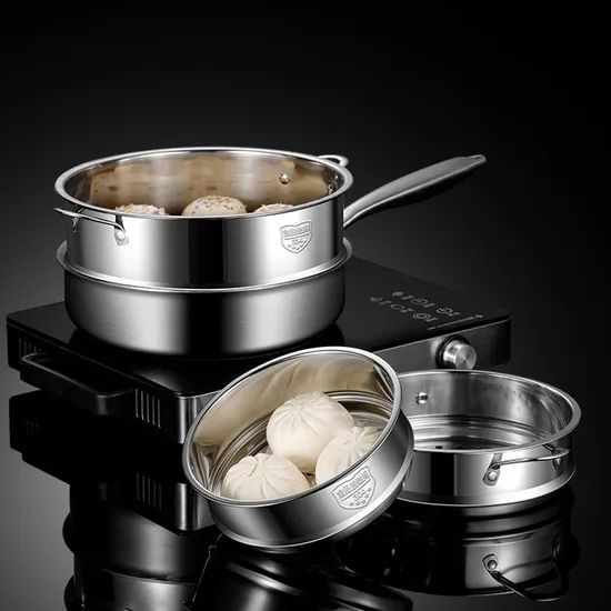 Stainless Steel Food Steamers Multi-Function with Double Handle by Goodseller - Image 2