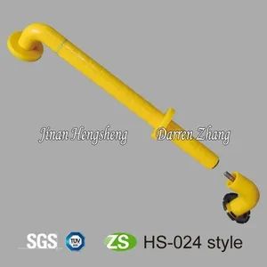 High Quality PVC Angle Handicap Toilet Grab Bars Color White Trademark ZS Origin China Diameter 35mm Material Plastic Trade Term - Image 2