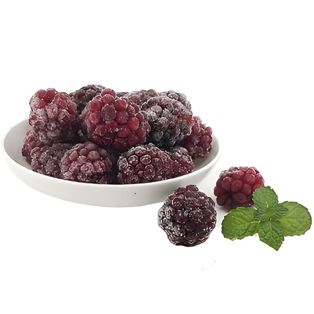 Hot Selling IQF Blackberry Frozen Blackberry Fruits Content no Address no Shape Round Style FROZEN Packaging Bulk Weight (kg) - Image 1