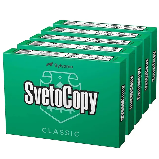 Svetocopy A4 Copy Paper 80 GSM 100% Virgin Wood Pulp White (210x297mm) 500 Reams 102-104% Brightness - Image 2