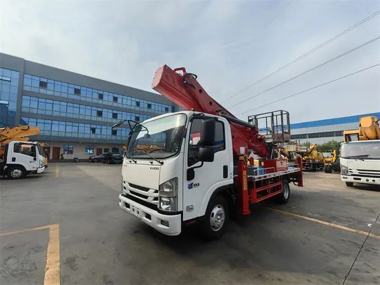 30m Aerial Work Platform Truck for High-Altitude Operations Type Z Payload 20T Fuel Diesel Condition New Drive Wheel - Image 4