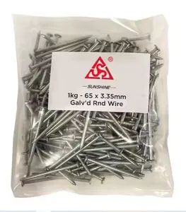 China Manufacture Galvanized Bright Smooth Shank Common Nails - Image 5