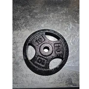Cast Iron Gym Barbell Weight Plate 26mm 1.2m 10kg 2.5/5/10/25/35/45lb Black 1Y MOQ100 - Image 5