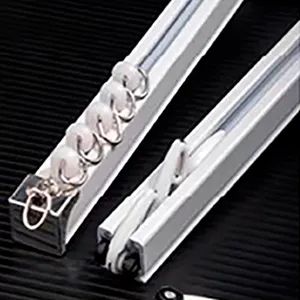 Rust-Resistant Curtain Tracks for a Long-Lasting Performance Origin China Model NO. WY-CT Type Flatted Track Track Number Double - Image 5