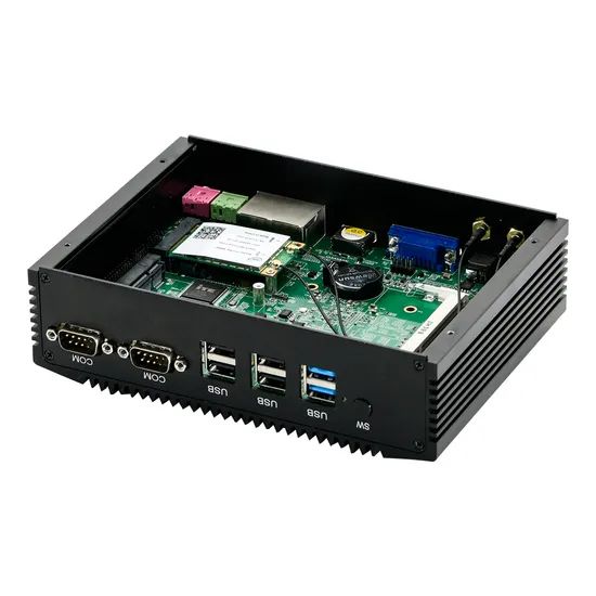 Embedded Rugged Industrial Computer for Cash Machine POS Machine Mini PC - Image 4