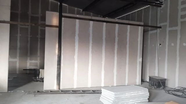 Office Wall Partition Service, 75 mm Color NA Thickness 75 mm Finish Semi finish Insulation Acoustic Material fly ash & - Image 4