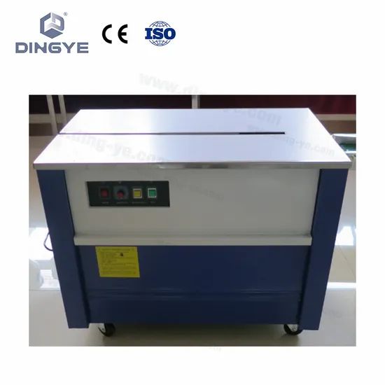 DINGYE KZ900 High Desk Strapping Machine Semi Auto Electric Weld 1Y - Image 1