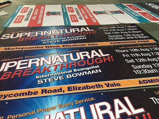 Digital Printing Business Advertising Event Outdoor Event Vinyl Banner Custom Advertising Sign Banner with Eyelets - Image 6