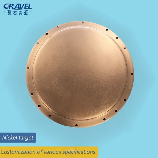 High Purity Magnetron Sputtering Nickel Target Origin China Purity 99.99% Trademark Gravel HS Code 7506100000 Specification - Image 2